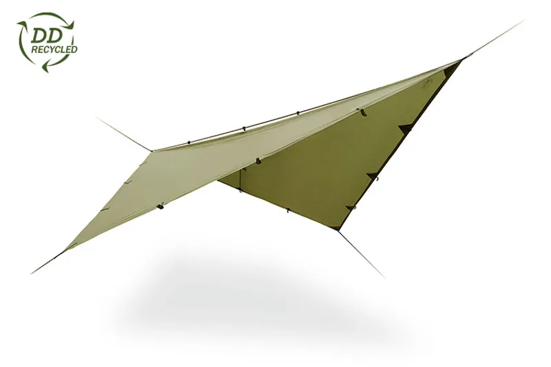 DD Hammocks Recycled Tarp 3x3 Olive Drab-3